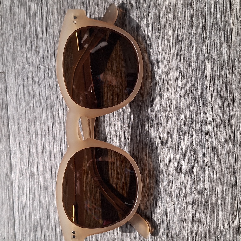 Blue Planet Indie BP19255 Polarized Sunglasses | Frost Beige - Amber